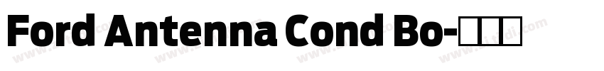 Ford Antenna Cond Bo字体转换